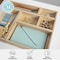 Martha Stewart Enzo 6 Piece Wooden Desk Drawer Organizer Set in Light Natural LY-68986-6-NAT-MS - alternate 9